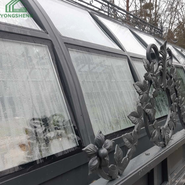 glass greenhouse, black greenhouse, greenhouse for sale